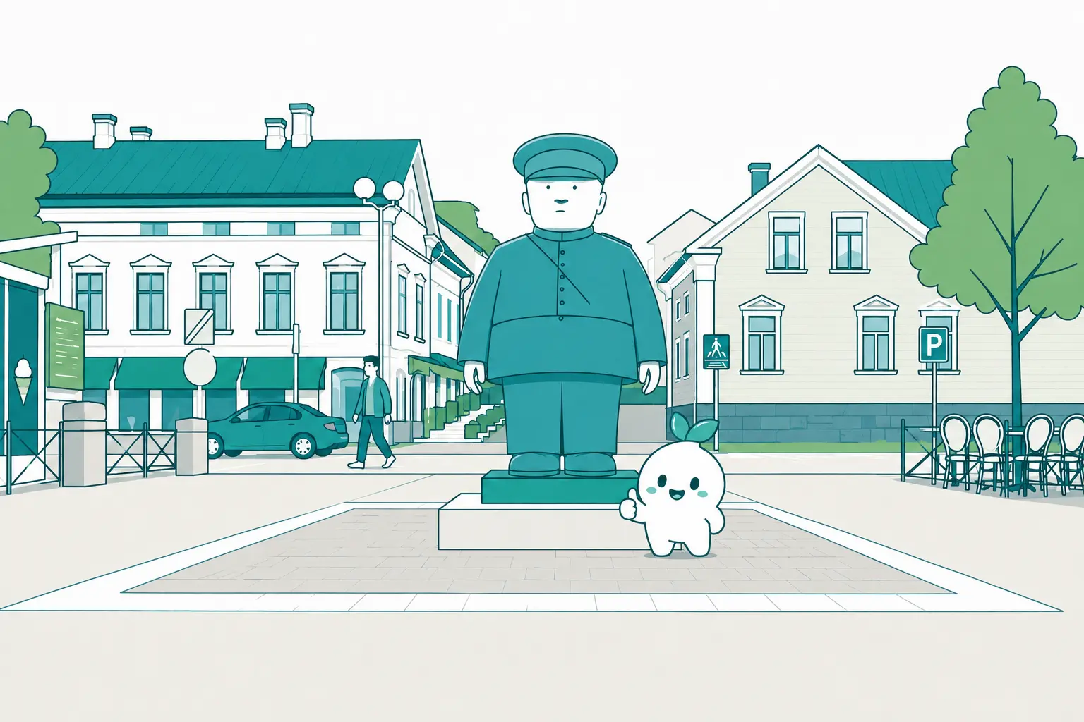 Kuvitus: Oulun yrityskenttä ja taloushallinto